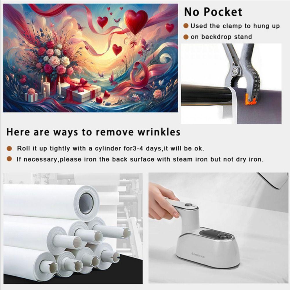 Balloon Valentine's Day Photography Backdrop Gift Happy Valentine's Day Banner  Photo Booth