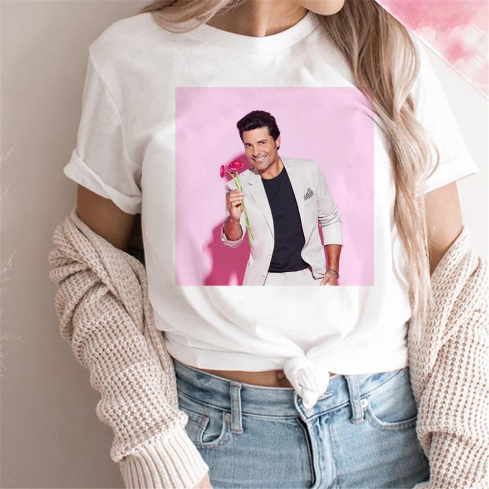 

Chayanne t-shirts women summer top female streetwear harajuku graphic clothing S