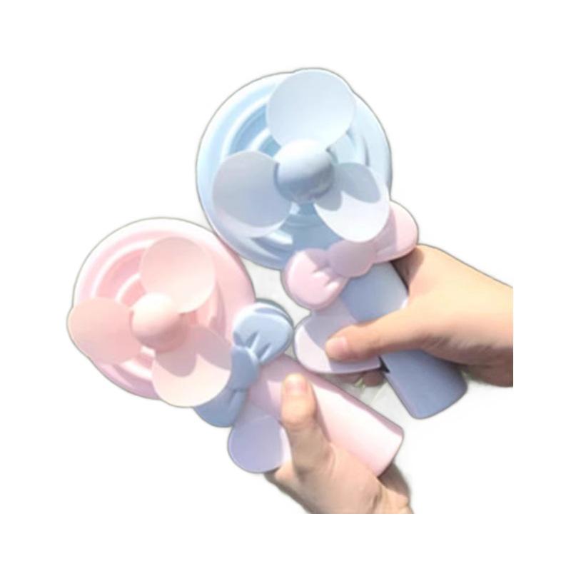 Handheld Cartoon Lollipop Fan: Childlike Fun Gift, Cute Mini Fan for Kids