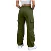 Women's Corduroy Pants Casual Women's Solid Color Corduroy Loose Straight Pants