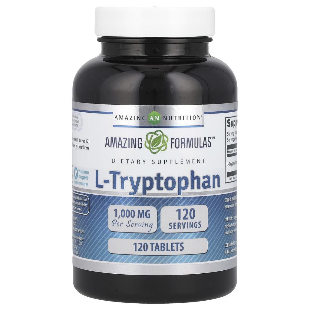 L-Tryptophan, 1,000Mg, 120 Tablets
