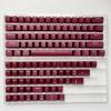 114 Keys Emerald Doule Shot PBT Keycaps Translucent Pudding Keycaps RGB Backlit OEM Profile for Gaming Keyboard MX Switches