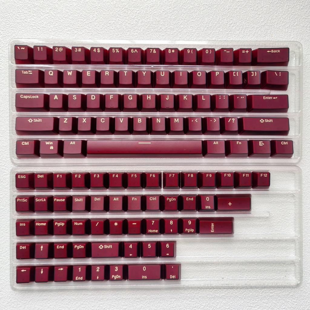 114 Keys Emerald Doule Shot PBT Keycaps Translucent Pudding Keycaps RGB Backlit OEM Profile for Gaming Keyboard MX Switches