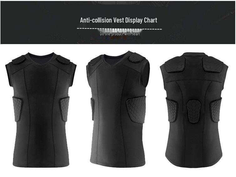Rugby/Football Anti-collision Protective Gear Set: Padded Pants & Shoulder Pads for Goalkeepers - Tight-fitting, 3D Sports Equipment