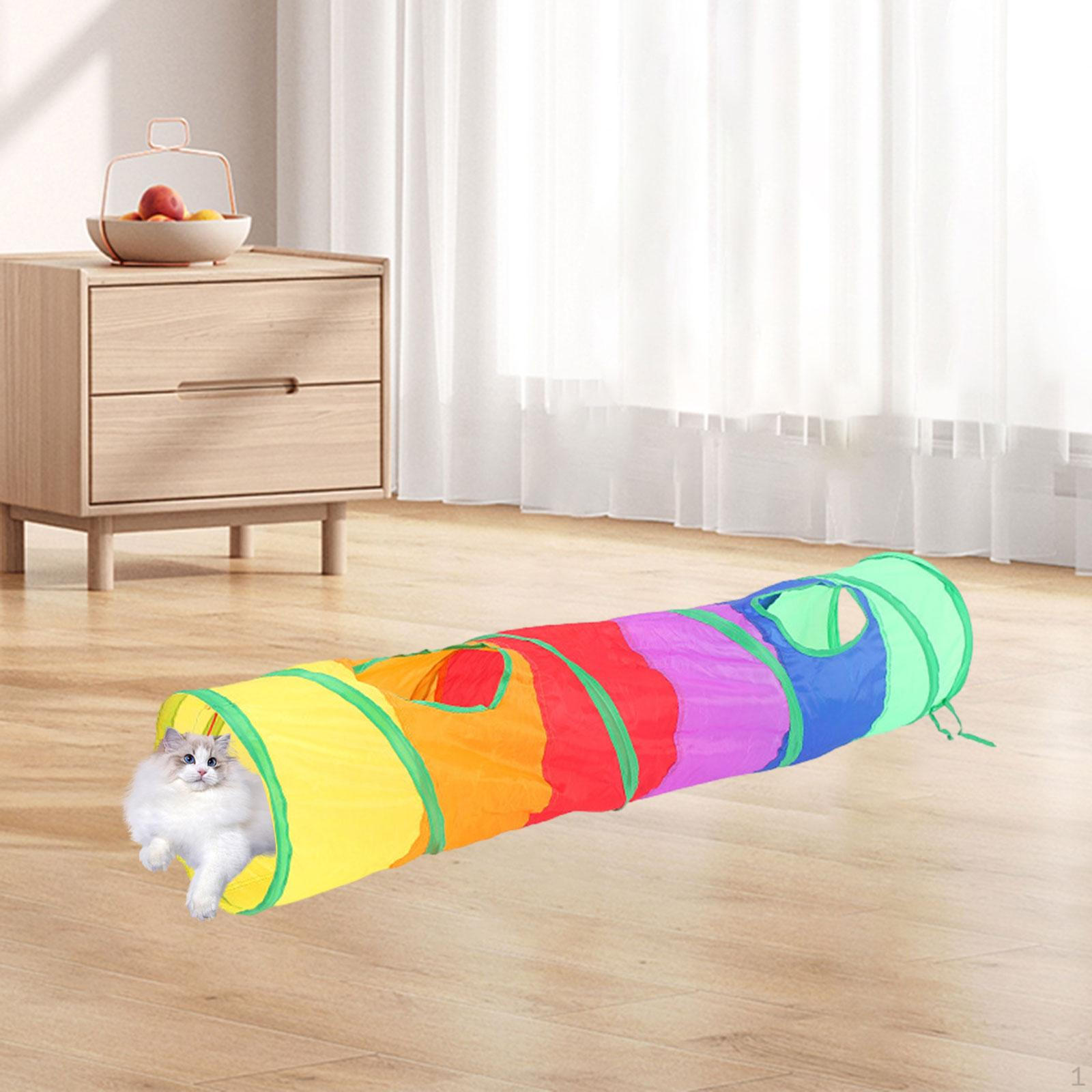 

Интерактивная игрушка Bunny Tunnel Cat, практичная портативная складная труба для домашних животных