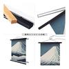 Ywlake 2 Pack 50cm Width Magnetic Wooden Poster Hanger Frame for Tapestry, B3 Poster Frame, Horizontal 500mm Tenugui Frame, Poster Hanging Frame,