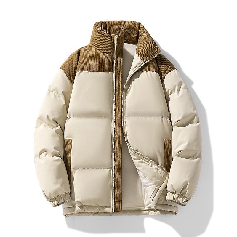 

Повседневная мужская хлопковая куртка с капюшоном, универсальная, зимняя теплая S