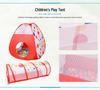 3-in-1 Kids' Yurt Play Tent and Tunnel Set for Indoor/Outdoor Use