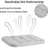 Diatomaceous Earth Soap Dish Quick Dry Bathroom Countertop Mat Super Water Absorbent Tray EcoFriendly for Sink Shower Bath