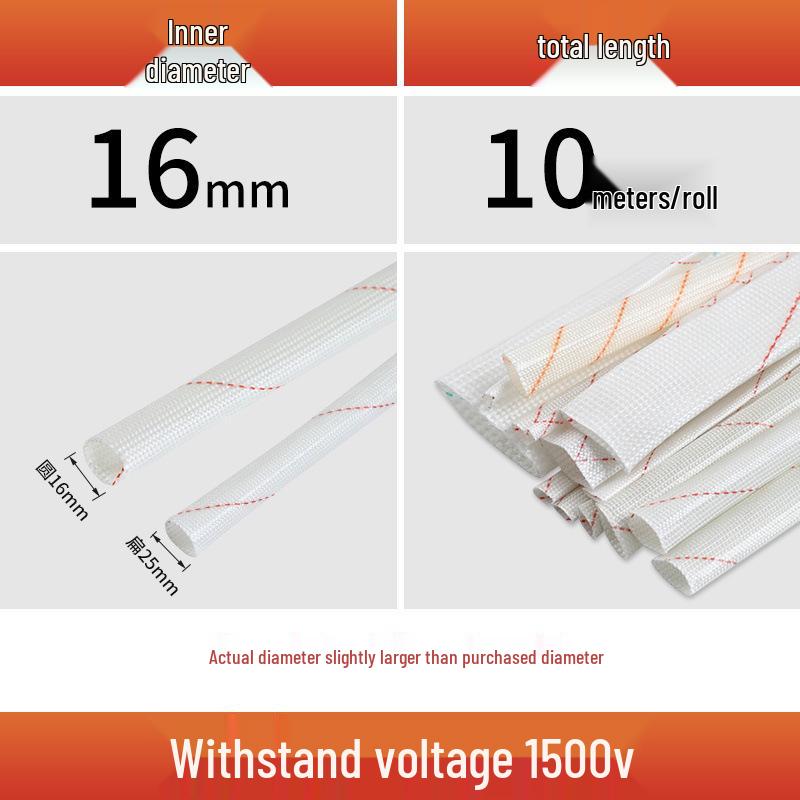 

High-Temperature Fireproof Yellow Wax Fiberglass Insulation Tube