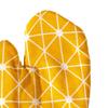 Pot Holder And Glove Set Heat Resistant Anti-scald Cooking Gloves Thick Cotton Oven Mitts Nordic Style Kitchen Safety