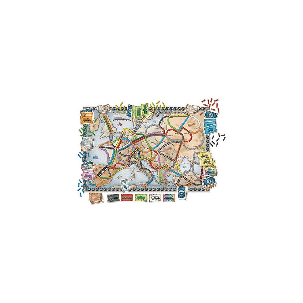 Days of Wonder | Ticket To Ride Europe Board Game | Ages 8+ | For 2 To 5 Players | Average Playtime 30-60 Minutes