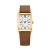 Paul Weiss Audrey White Brown Leather Watch