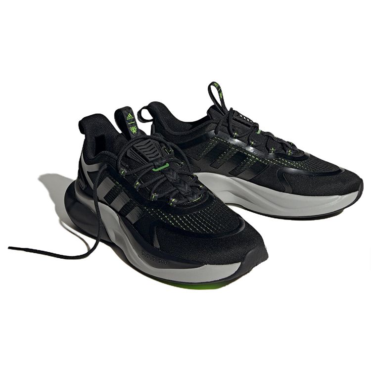 Adidas Transformers X  Alphabounce+ Comfortable Fabric Non-Slip Low-Top Casual Running Shoes Unisex Sneakers Black IG3075