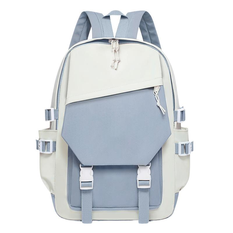 College Style Backpack Making Large-Capacity Junior High School Student Schoolbag