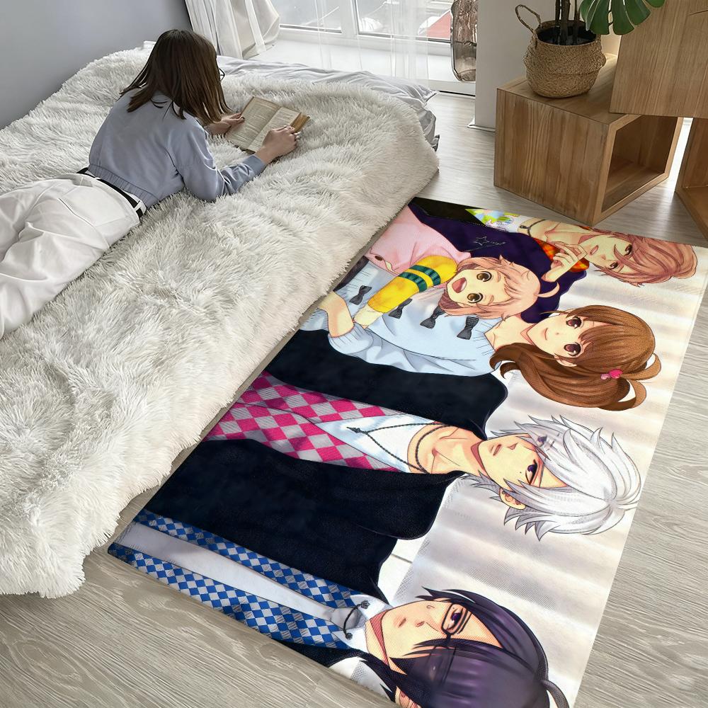 Brothers Conflict Floor Mat Soft Thickened Absorbent Non-Slip Bedroom Living Room Door Mat Home Decor Flannel Rugs