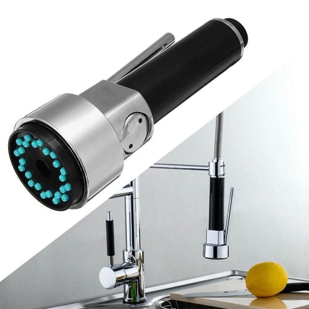 Handheld Kitchen Faucet Plastic Pull Out Spray Head Spring Faucet  Kitchen Spout Head