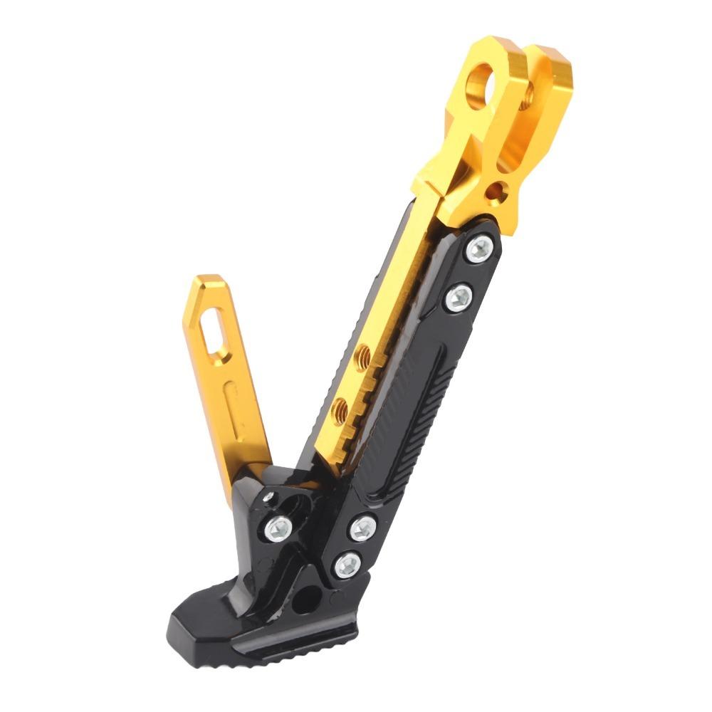 Universal Fit Side Parking Bracket CNC Aluminum Alloy Electric Scooter Kickstand For Motorcycle