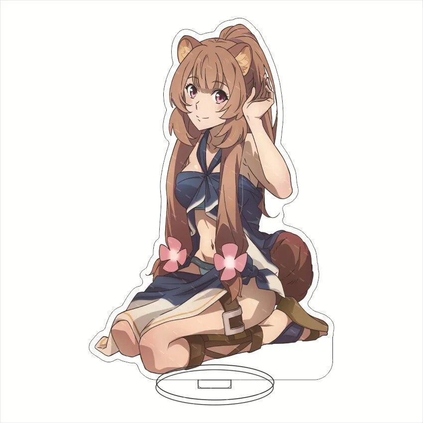 Anime Figures Raphtalia Filo Amaki Ren Action Cosplay Toys The Rising of The Shield Hero Acrylic Character Stand Model Dolls