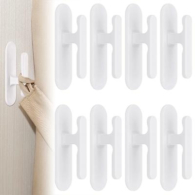 Self Adhesive Blinds Cord  Plastic  Window Curtain Rope Hook Hanging Punch Free Wall Mounted Hanger