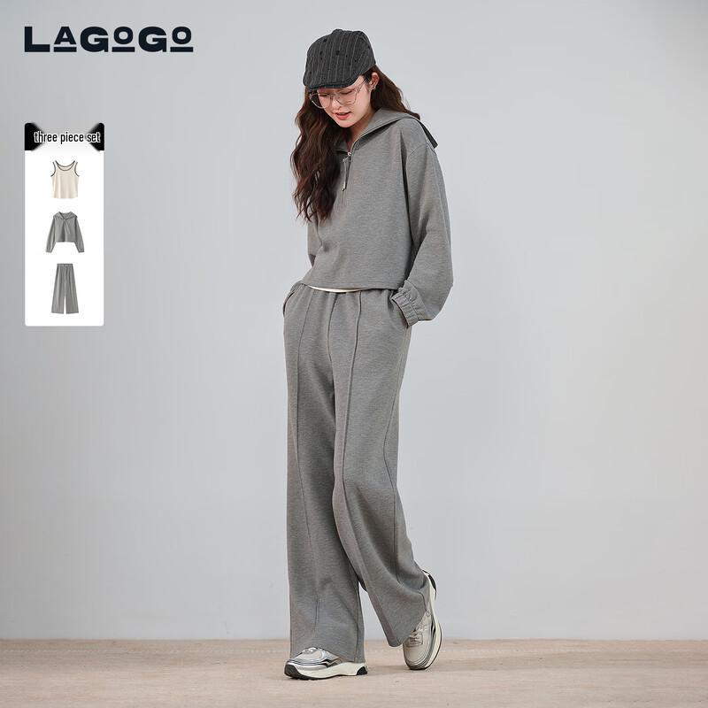 LAGOGO Women s Casual Three-Piece Set L