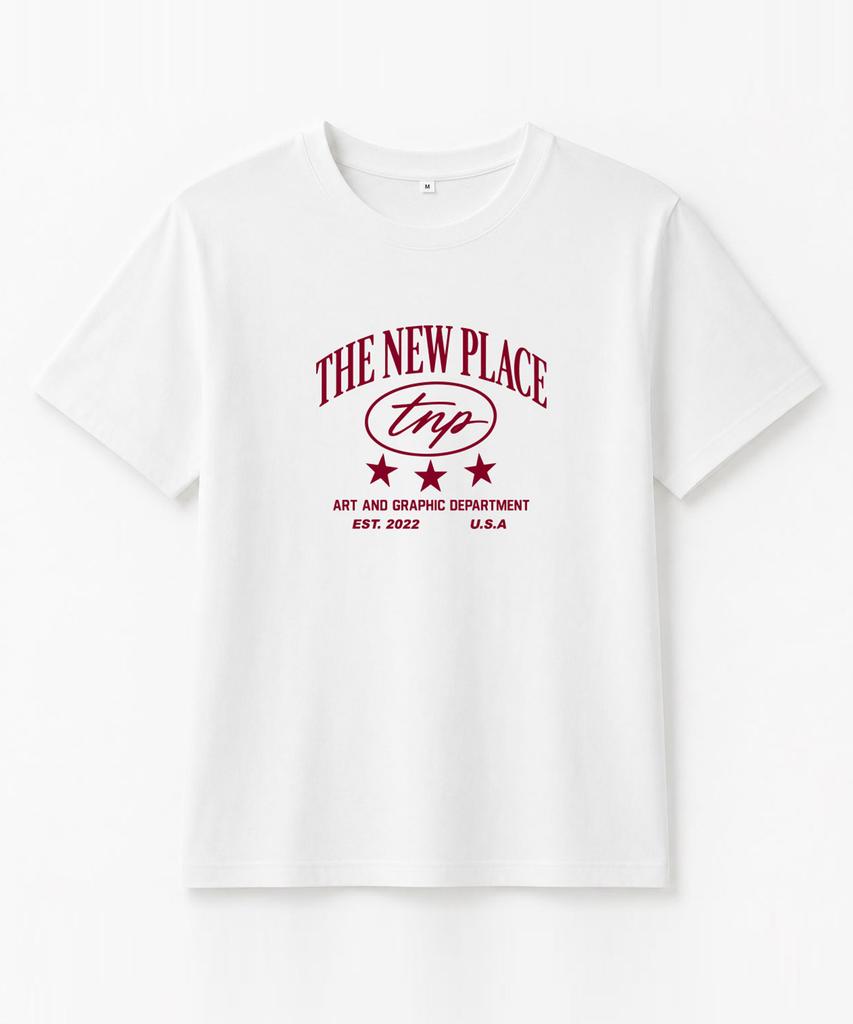 Tienpi Tnp Place Logo Semi Crop Tee (T26Btts12Cm)