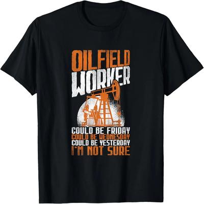 Zeitlos zäher Job - Ölfeld-Zähigkeit Ölfeldarbeiter T-Shirt, 100% Baumwolle