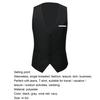 Garnitur Kamizelka Jednorzędowa Slim-fit Poliester Męska Moda Formalna Kamizelka do Biznesu