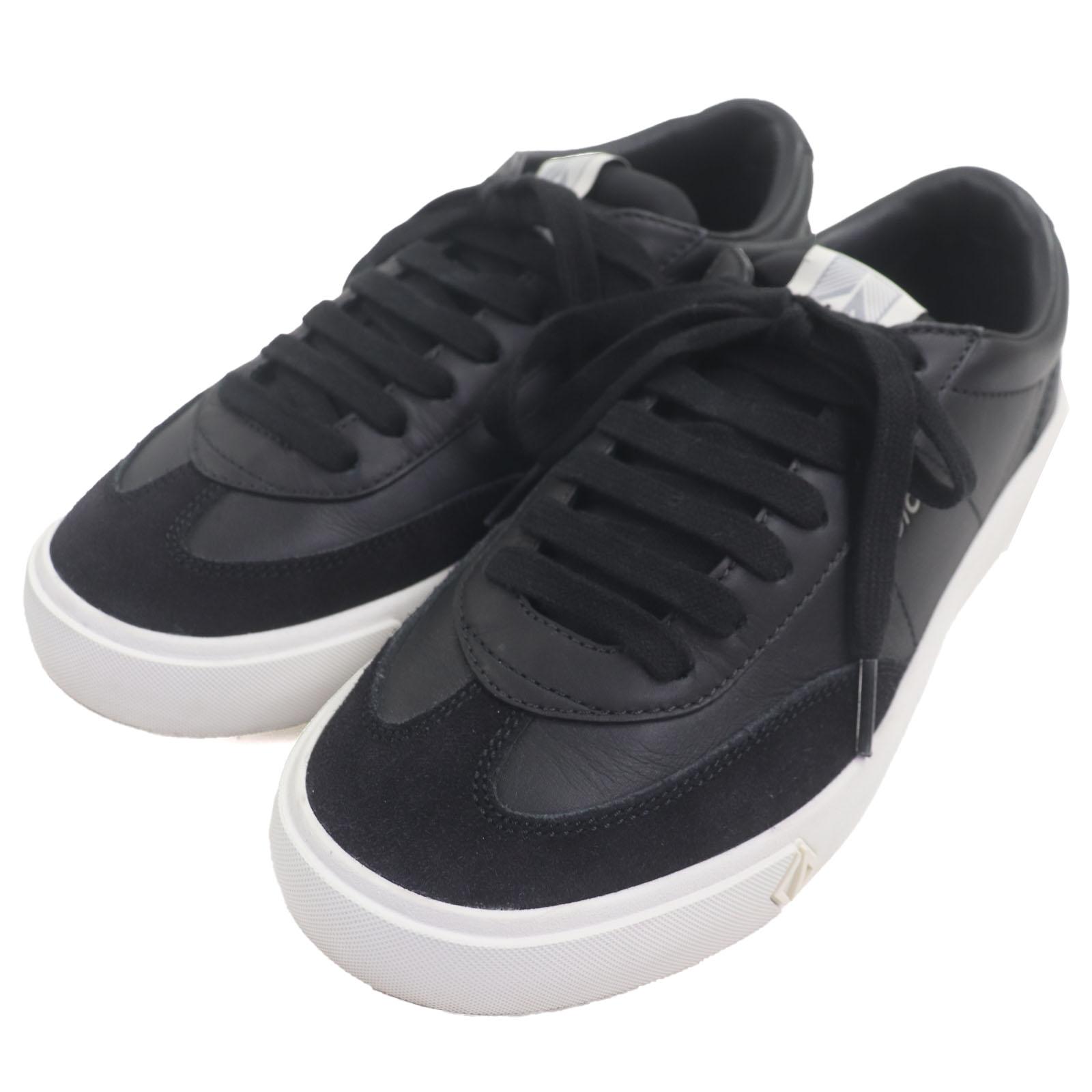 

Great DIOR Low cut sneakers cd diamond black leather mens 39 B101 Used