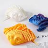 14Cm 3D Printed Manta Ray Q-Version Flexible Toy Cute Marine Creature Creative Style Adult Stress Relief Desktop Decoration