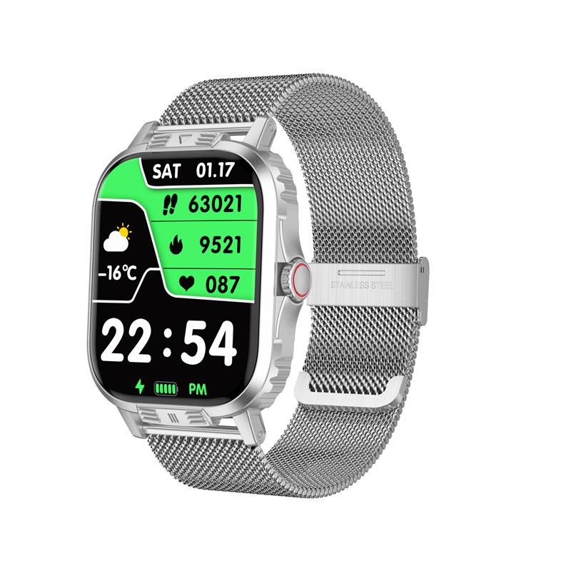 Mode Neue Multifunktionale Sport Bluetooth Uhr HD Große Bildschirmanzeige Sportarmband Spirit Island/Herzfrequenz/Blutsauerstoffmonitor/Rechner