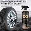 300ml Car Brake Cleaner Iron Remover Rapid Derusting Prevent Corrosion Auto Rim Metal Reduces Brake Noises Polishing Cleaning