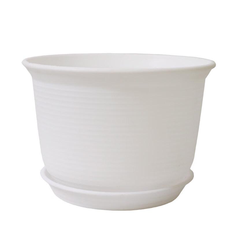 Plastic Cylindrical Flower Pot