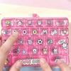 Portable 26-Key Keyboard Pendant Multicolored Decompression Toy Cute Keycap Clicker  Students