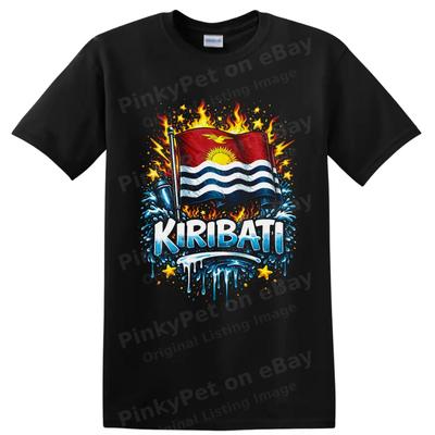 Kiribati Flag T Shirt Tropical Ocean Sunrise Patriotic Island Pride Graphic Tee