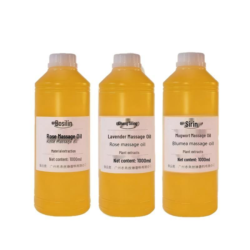 Mugwort Ginger Rose Lavender Gua Sha Massage Oil for Meridian Clearing & Tuina