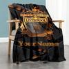 Liverpool Customize Text Blanket Gift Personalized Blanket Soft Warm Cozy Throw For Bedding Office Chair Home Decor Picnics All-Season Use