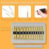 A84E-Circular Knitting Needle Set, Interchangeable 13 Pairs(3Mm-10Mm) US 2.5-15 With 16, 24, 32, 40 Inch Cables, Accessories