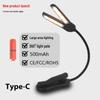 Eye-Protective Rechargeable LED Clip-On Book Light for Reading and Studying