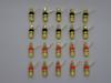 Speaker Terminal Red and Black Pieces Banana Plug Audio Stereo K-cocochi Gold-Plated Pins, 3.45cm, (10 Each, 20-piece Set), Compatible,
