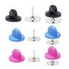 100 Set Pin Backings Tie Tacks Blank Pins with Pin Back for Butterfly Clutch Bac