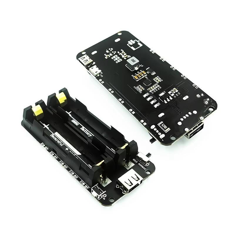 18650 Battery Holder With Single Compartment Support Usb 5V/2A 3V/1A V3 Battery Shield Battery Charging Module For Raspberry Pi