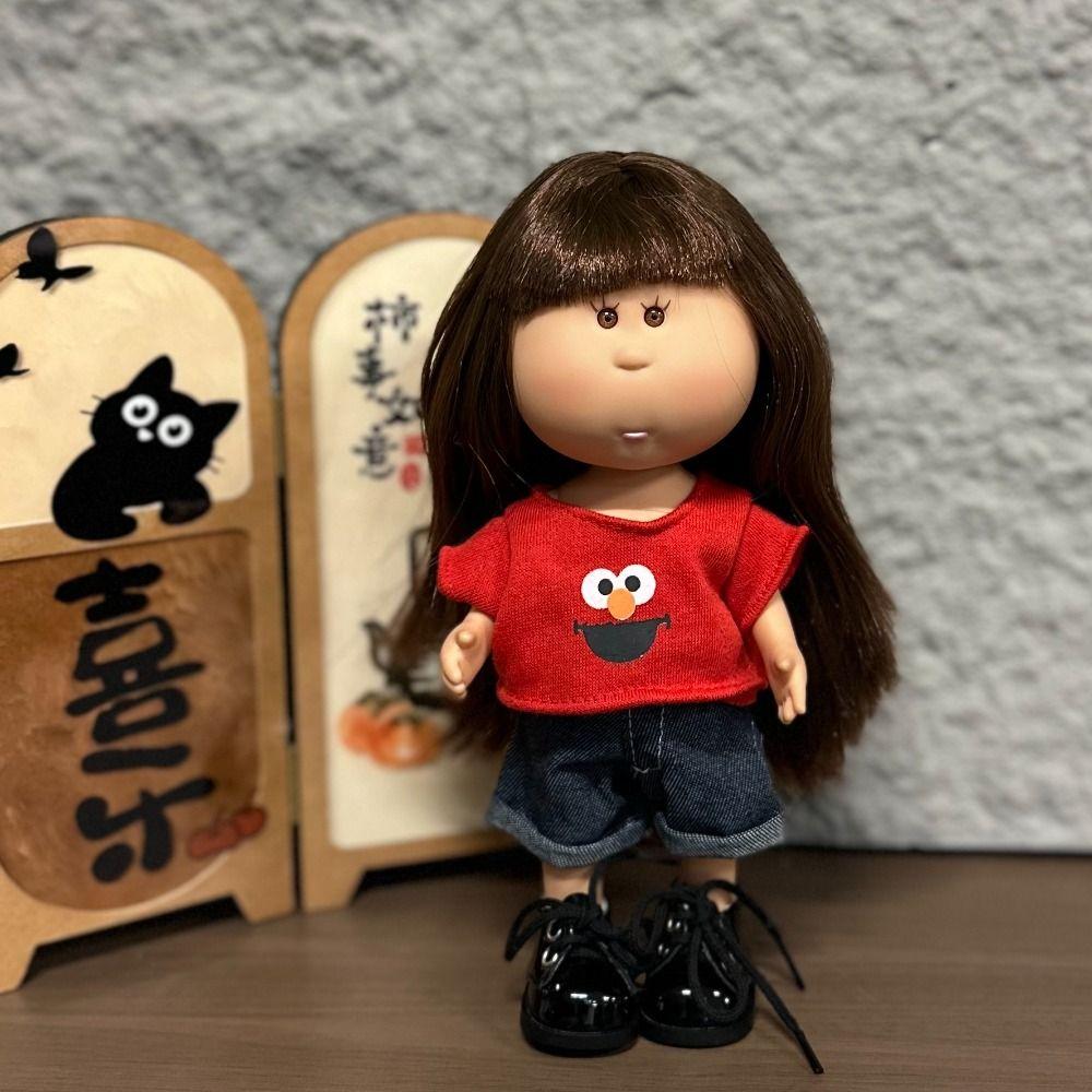 Ciemnoskóra Mia Potato Lalki Przebieranki Figurka Akcji Ciało 24cm Fasolowe Oczy Lalka Winylowa Prezent dla Dzieci