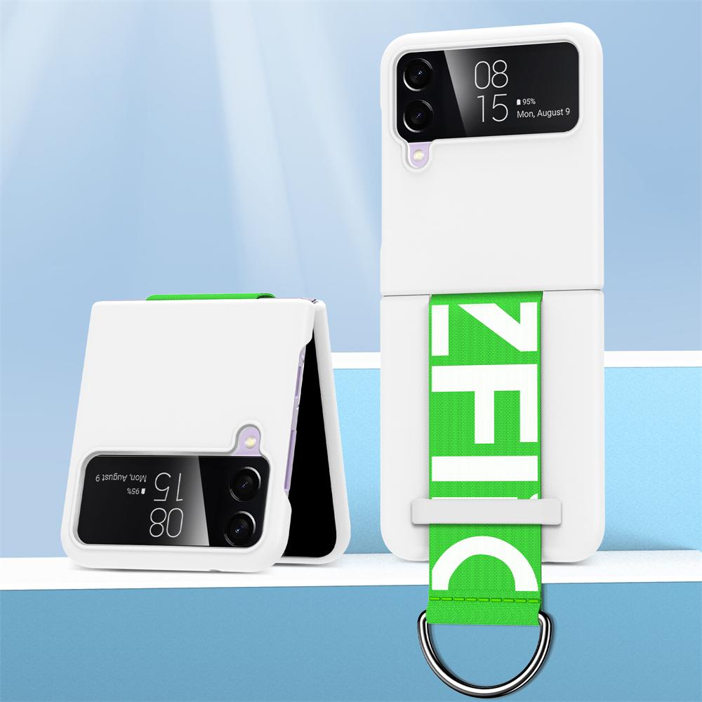 

Роскошный жидкий матовый чехол-броня с ремешком на запястье для Samsung Galaxy Z Flip ZFlip 6 5 4 3 Zflip6 Zflip5 Zflip4 Zflip3 Skin Funda For Z Flip5