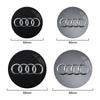 4PCS Car Badge Emblem Wheel Center Cap Hub Covers Accessories For Audi C7 C6 C5 B5 B6 B7 B8 B9 D3 Q3 Q5 Q7 TT A1 A3 A4 A5 A6