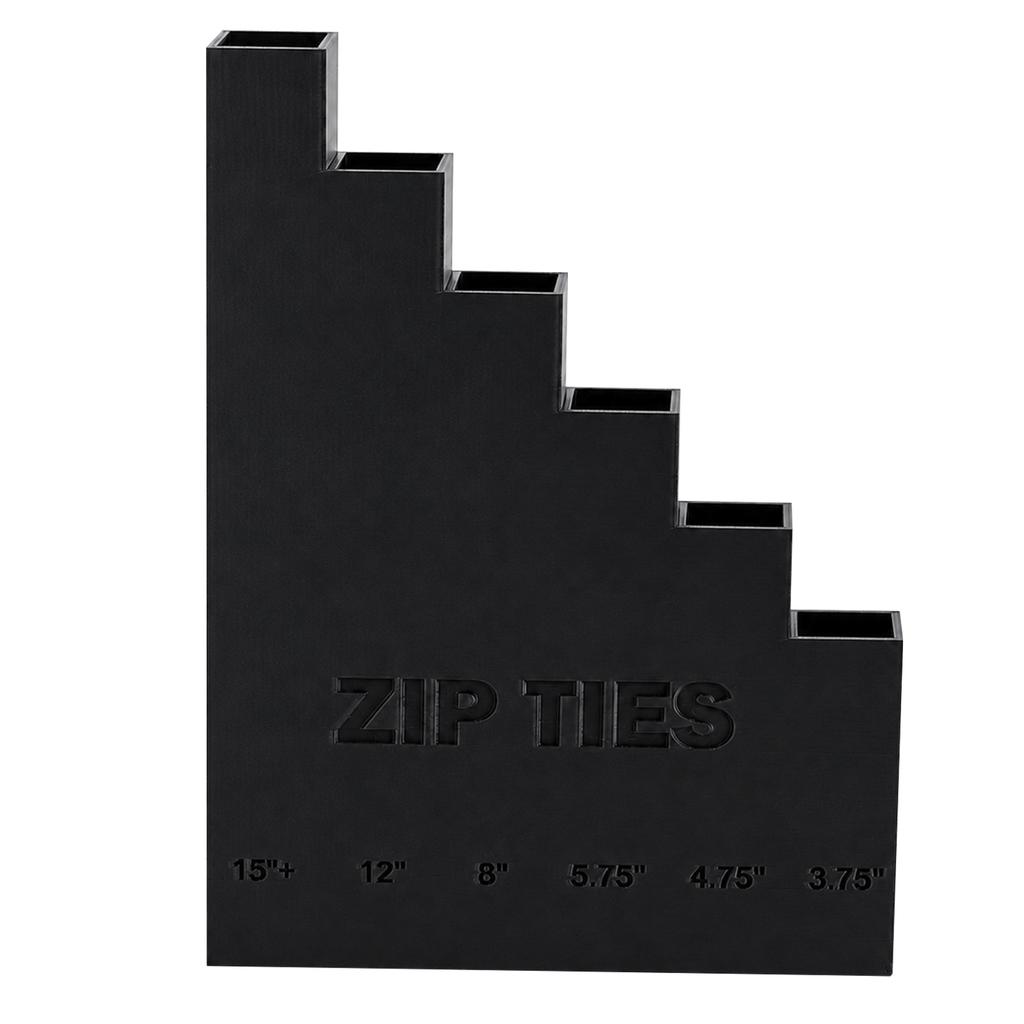 Wall Mount Zip Tie Rack for Cable Management Storage