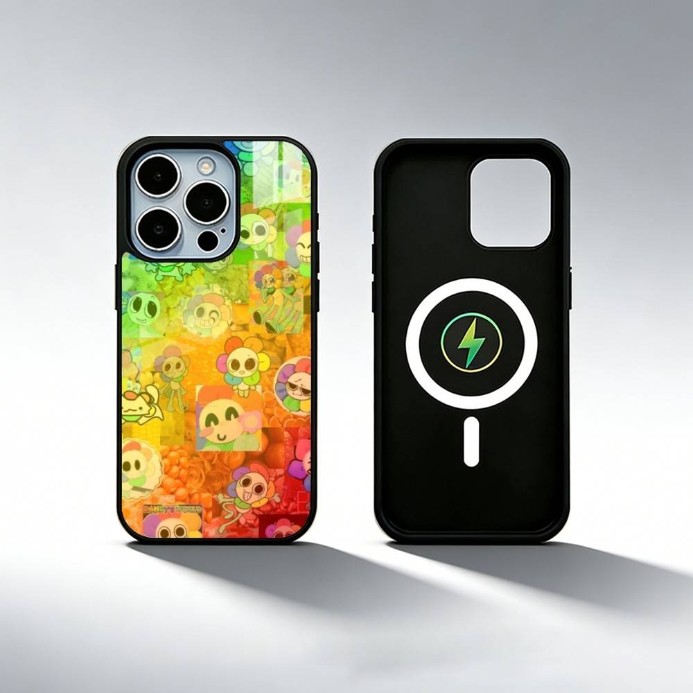 D-Dandy World Phone Case For iPhone17,16,15,14,13,12,11 Plus,Pro Max Magnetic For Magsafe Wireless Charging