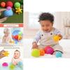 6pcs Baby Soft Massage Sensory Development Puzzle Ball Sound Toys For Infants