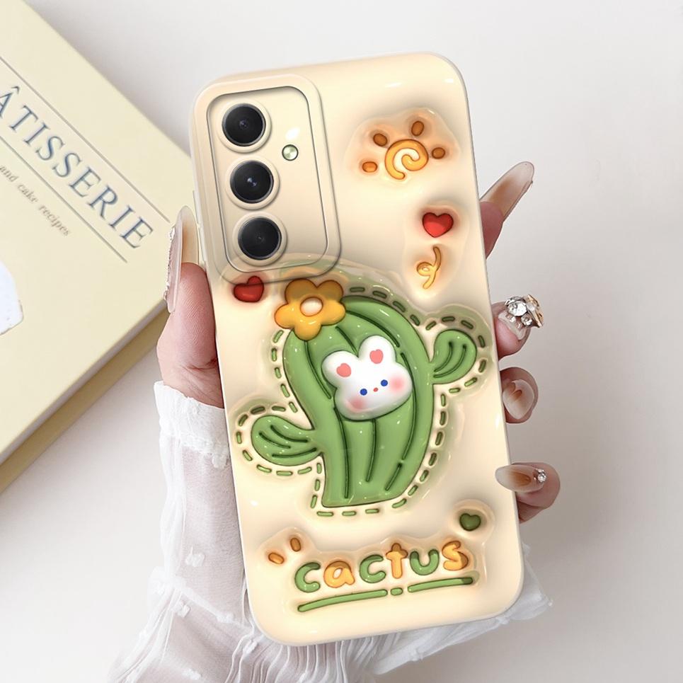 Case For Samsung Galaxy A55 A56 A54 5G Phone Cases Samsung A52 A52s A51 A53 Soft Silicone Cartoon Back Cover Camara Protection