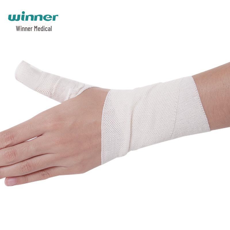 Premium Medizinische Gaze Rolle A1 - Atmungsaktiver, zuschneidbarer Verband zur Wundfixierung, 1 Rolle/Beutel